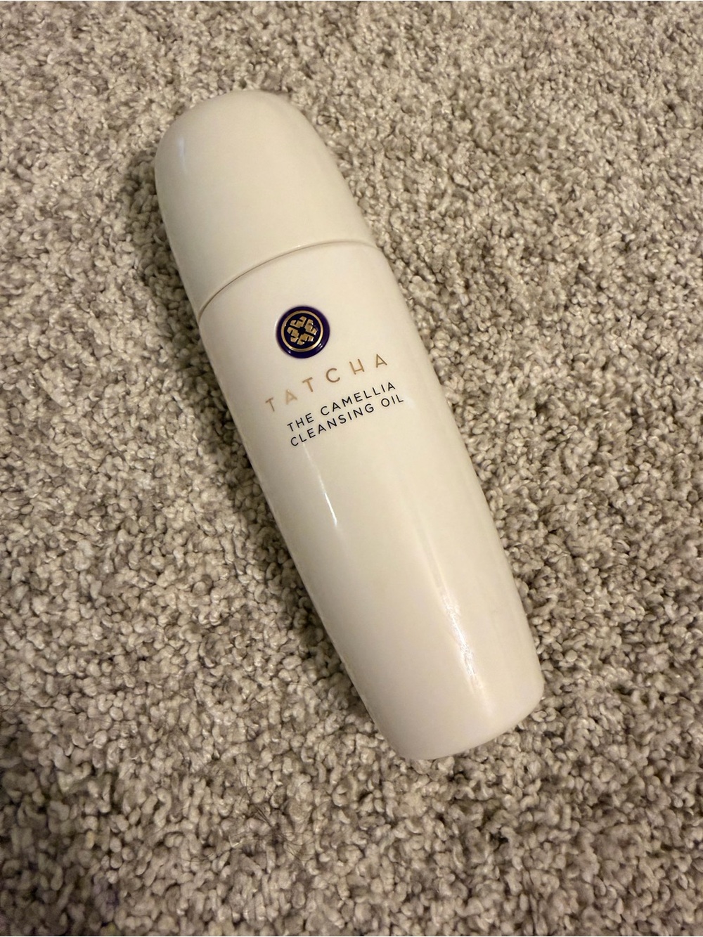 Tatcha Cream Cleansing Oil Bottle